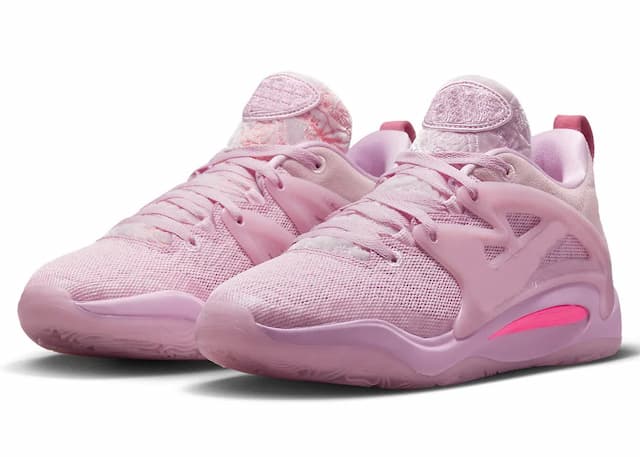 Excellent Basketball Shoes Grade School Kd 15 Aunt Pearl for Sale Pink Kids Men Women Sport Shoe Sneakers with Us4-us12