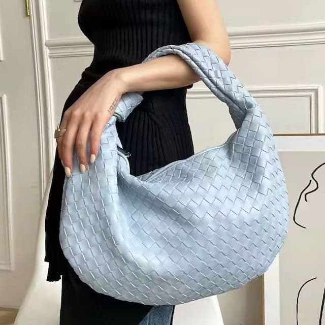 Designer Bag Handbag Cowhide Woven Tote Bag Designer Shoulder Shopping Bags Fashion Large Capacity Hobo Crossbody Push Solid Color Axillary Pouch Bags